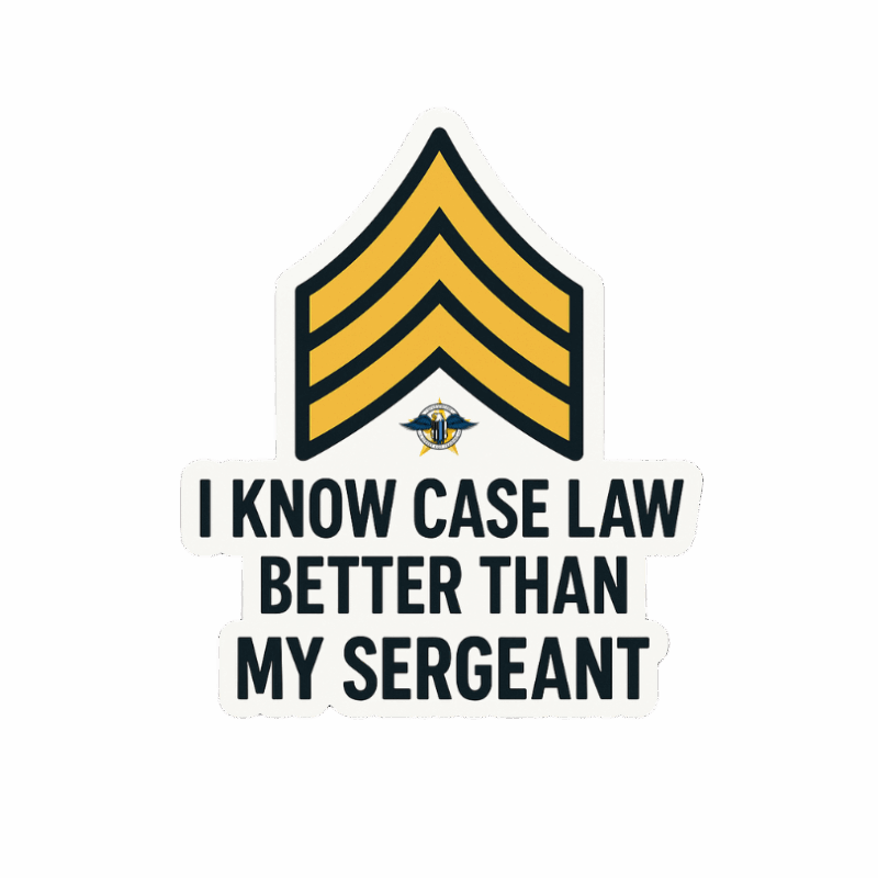 "Case Law" Sticker