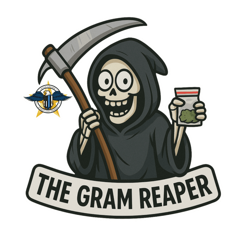"Gram Reaper" Sticker
